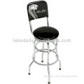 Metal bar height high chair